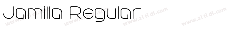 Jamilla Regular字体转换 Jamilla Regular字体转换